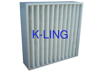 Πτυχωμένο φίλτρο αέρα τσεπών υψηλής ικανότητας σκόνη για το αρχικό σύστημα διήθησης HVAC