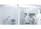 Κινητό καθαρό δωμάτιο τοίχων κουρτινών PVC για τα θέατρα λειτουργίας/τα βιο εργαστήρια λιπάσματος