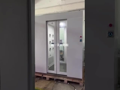 Ενεργειακή εξοικονόμηση 380V αεραγωγός ντους με LED φωτισμό και UV λαμπτήρα PLC έλεγχο