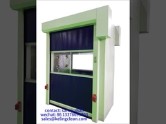 PVC Ρολό Πόρτα Cleanroom Air Shower Μικροηλεκτρονικά Σύστημα Ελέγχου PLC