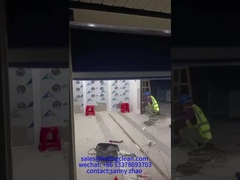 Αίθουσα αεροπλύσης φορτίων ενεργειακής απόδοσης με γρήγορη κυλιόμενη πόρτα, τρόπος εκτόξευσης από 3 πλευρές