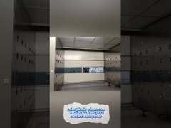 PVC Fast Rolling Door Air Shower Clean Room με λευκό/κόκκινο μπλε χρώμα