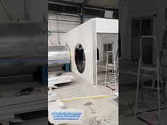 Καθαρό δωμάτιο μαλακού τοιχώματος Class 100000 χωρίς σκόνη με FFU