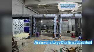 Cleanroom Air ντους για αφαίρεση σκόνης φορτίου