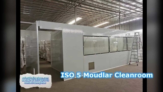 Φως καθαρισμού ταχείας συναρμολόγησης ISO5 Modular Cleanroom