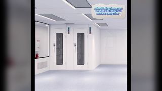 Hardwall Modular Cleanroom Panels ISO 5-8 Γρήγορη εγκατάσταση