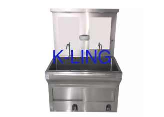 Knee Touch Clean Room Equipments SS 304 Surgical Scrub Sink