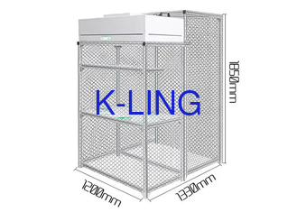 Προσαρμοσμένα μονόδρομα / μη μονόδρομα Softwall Cleanroom Booths