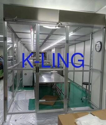 Εργοστάσιο Παραγωγής Αρθρωτή Καθαρή Αίθουσα Προσφορά Φωτισμού Πάνω από 350 Lux Προσαρμοσμένη για Διαδικασίες Παραγωγής Ακριβείας και Διασφάλισης