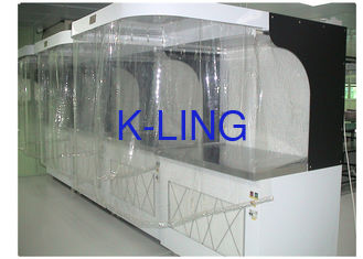 ISO 5 φωτοηλεκτρικό βιομηχανικό ελασματικό γραφείο ροής αέρα φιλτραρισμένα κουκούλα 220V/60HZ