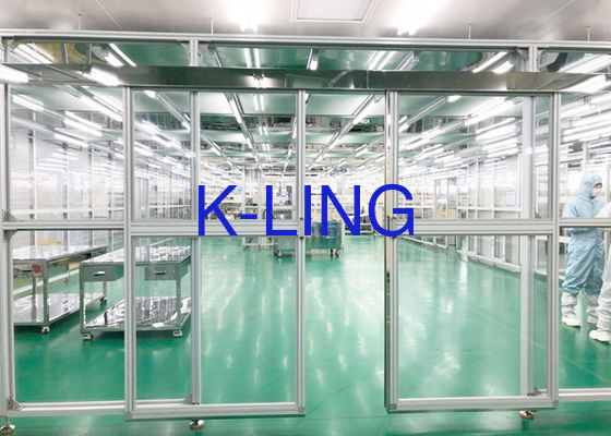 Διάταξη 1000 SUS 304 Φραμα Modular Clean Room με τοίχο από πλαξίγλα για ελεγχόμενα περιβάλλοντα