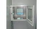 Ανοξείδωτο 304 στατικό παράθυρο μεταφοράς εργαστηριακών αποστειρωμένων δωματίων γραφείου με το UV φως