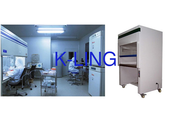 99.99% Αποτελεσματικότητα Κλάση ΙΙ Σημερινό Laminar Flow Bench Με 650mm Υψόμετρο Σταθμό
