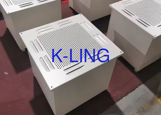 200 CFM HEPA φίλτρο κουτί με 110V/220V τροφοδοσία ηλεκτρικής ενέργειας σκόνη επικαλυμμένο ατσάλινο πλαίσιο