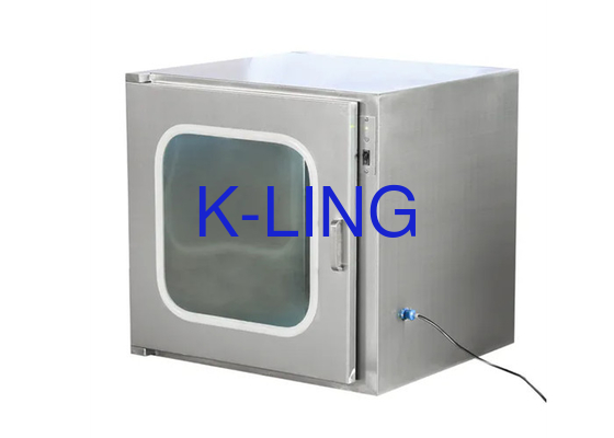 Κλειδιά 600*600*600mm Εσωτερική ζώνη εργασίας Στατικό κουτί διαβατήριο για καθαρό δωμάτιο