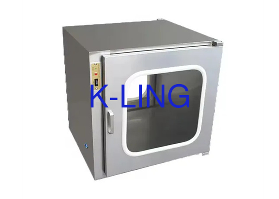 Κλειδιά 600*600*600mm Εσωτερική ζώνη εργασίας Στατικό κουτί διαβατήριο για καθαρό δωμάτιο