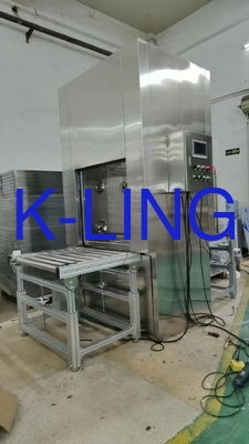 PLC Καθαρό δωμάτιο Απολύμανση Δωμάτιο περάσματος με γραμμή μεταφορέα για τη μεταφορά υλικού