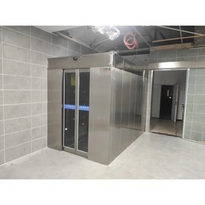 Καθαρό δωμάτιο Air Shower Αφιερωμένη διαμόρφωση ανεμιστήρα και 220V/50Hz παροχή ενέργειας για καθαρό δωμάτιο καθαρισμού αέρα