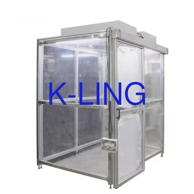 Αρχικό Softwall Clean Room από GuangDong με υλικό σκελετού αλουμινίου 4000x4000x2596mm