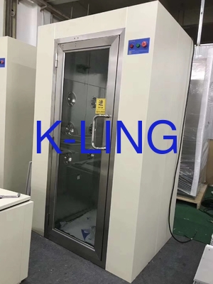 Εγχειριώδης πόρτες κυματισμού από ανοξείδωτο χάλυβα 304 Πυροβολιστικό ντους για την ελεγχόμενη πρόληψη της μόλυνσης καθαρών δωματίων