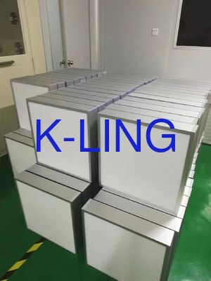 Mini-Pleated HEPA Filter with Diamond Shaped Metal Protective Net and Hot Melt Adhesive Partition in 69/78/150/220 Thickness