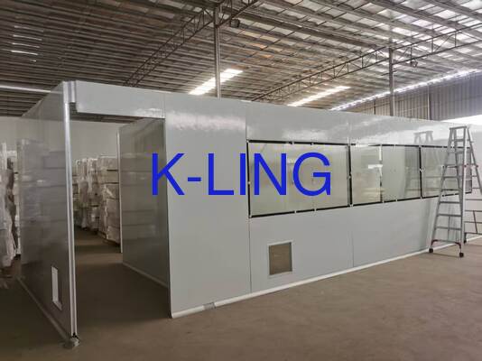 Softwall Clean Room Modular Clean Room με καθαρισμό Class 1000/ISO5/ISO6/ISO7, αυτόνομο ή επιτοίχιο και φίλτρο HEPA και προφίλτρο