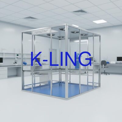 Μοντυλικό καθαρό δωμάτιο με φίλτρο HEPA 99,99% σε 0,3UM και βαθμό καθαρισμού ISO5/6/7/8 με ολοκληρωμένο φωτισμό LED