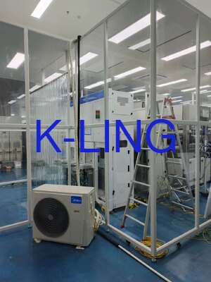 Modular Cleanroom Unit with More Than 350 Lux Lighting ISO Class 5 To ISO Class 8 and Easy To Maintain And Clean Design