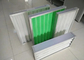 Πράσινο πτυχωμένο φίλτρο μέσων πολυεστέρα αποδοτικότητας φίλτρων αέρα επιτροπής G1 G3
