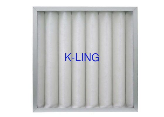 Το μέγεθος συνήθειας πτύχωσε το ενωμένο στενά πλαίσιο μετάλλων αποδοτικότητας καλωδίων G1 G2 G3 G4 φίλτρων αέρα επιτροπής