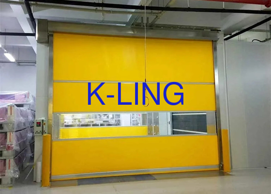 PVC Fast Rolling Door Air Shower Clean Room με λευκό/κόκκινο μπλε χρώμα