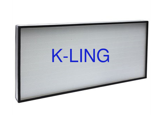 Φίλτρο ULPA από γυάλινες ίνες με πλαίσιο από κράμα αλουμινίου και κόλλα θερμής τήξης