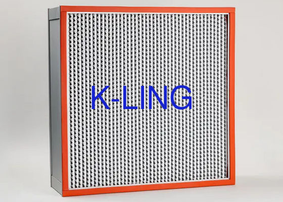 Χεπα φίλτρο 99,995% 0,3um Χεπα φίλτρο αέρα με σφραγίδα κόλλας AB και αντοχή σε υψηλές θερμοκρασίες