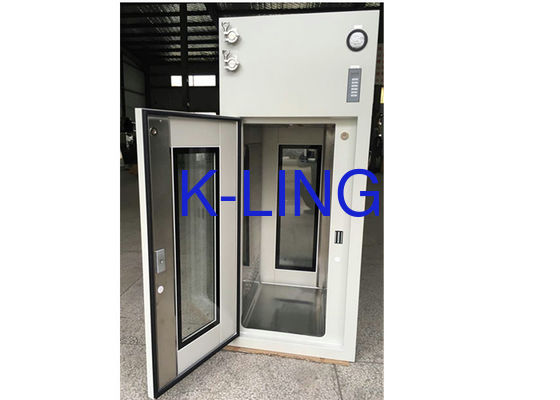 Προσαρμοσμένο ανοξείδωτο 201 κιβώτιο περασμάτων ντους αέρα για το εργαστήριο της κκπ