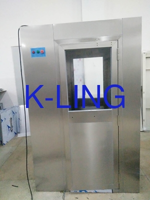 Αεροθάλαμος από ανοξείδωτο χάλυβα Class 100 Cleanroom με έλεγχο μικροϋπολογιστή και ροή αέρα 1000-1500m³/ώρα