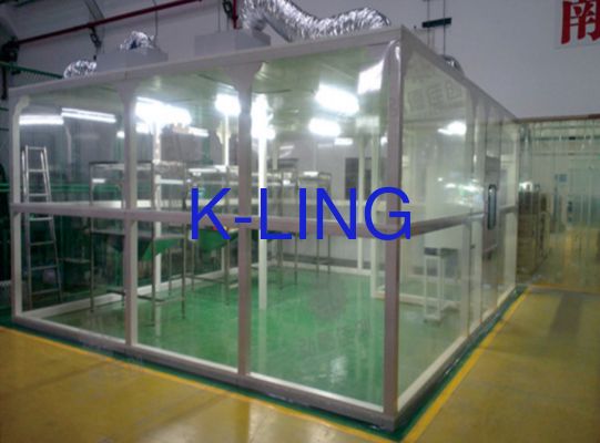 Customized High Efficiency ISO6 Modular Cleanroom With Laminar Air Flow For Laboratory