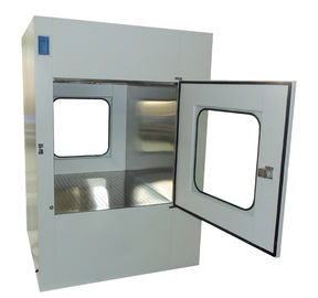 Εξωτερικό μέγεθος 950X1100X1300mm κιβωτίων περασμάτων ντους αέρα δωματίων μικροηλεκτρονικής καθαρό
