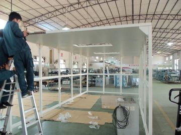 Συμπαγές καθαρό δωμάτιο Softwall εξοπλισμού καθαρισμού αέρα με την αντι κουρτίνα πλέγματος Staic