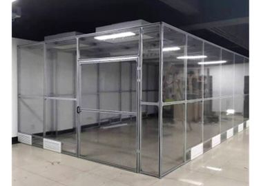 Ανθεκτικό καθαρό δωμάτιο Softwall με τον τοίχο πλεξιγκλάς, πλαίσιο σχεδιαγράμματος αργιλίου