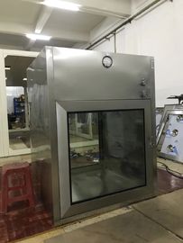 Φαρμακευτικό κιβώτιο περασμάτων αποστειρωμένων δωματίων για το φάρμακο Transfter με την πόρτα γυαλιού