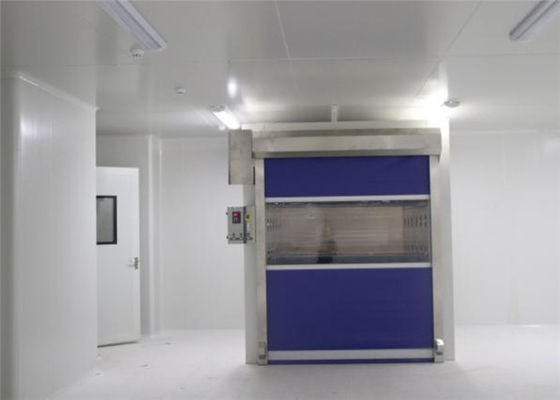Γρήγορη σήραγγα ντους αέρα φορτίου ταχύτητας πορτών 27m/s παραθυρόφυλλων PVC με την πιστοποίηση CE