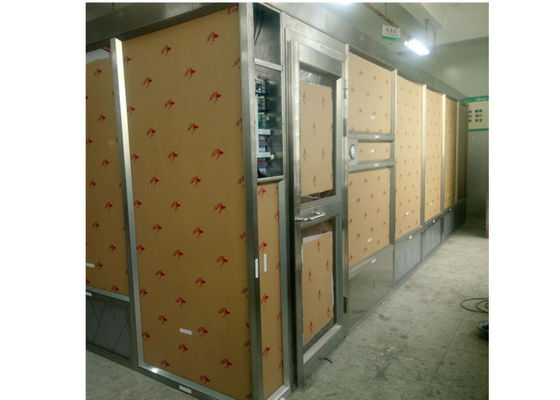 Καθαρά πρότυπα αιθουσών κκπ Softwall τοίχων πλεξιγκλάς πλαισίων ανοξείδωτου