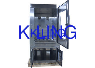 Κιβώτιο περασμάτων ντους αέρα στάσεων πατωμάτων μέσω 380V/50HZ, δευτερεύον φύσηγμα τρία