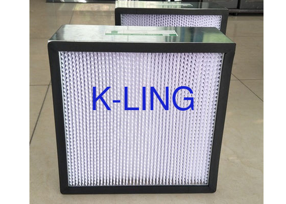 Βαθύ φίλτρο αέρα πτυχών HEPA διαχωριστών χαρτονιού για το νοσοκομείο H13 ή την αποδοτικότητα H14